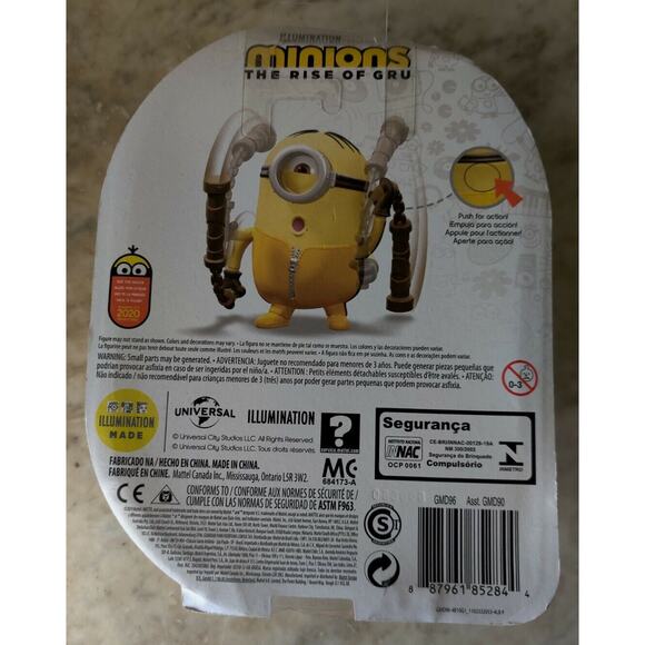 Minions The Rise Of GRU Movie Nunchuck Swinging Stuart Figure Toy New - Picture 2 of 5